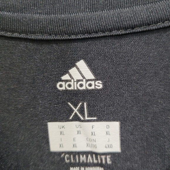 Adidas Rutgers Basketball T Shirt‎ Mens XL Climalite Black Red Athletic - Picture 6 of 8